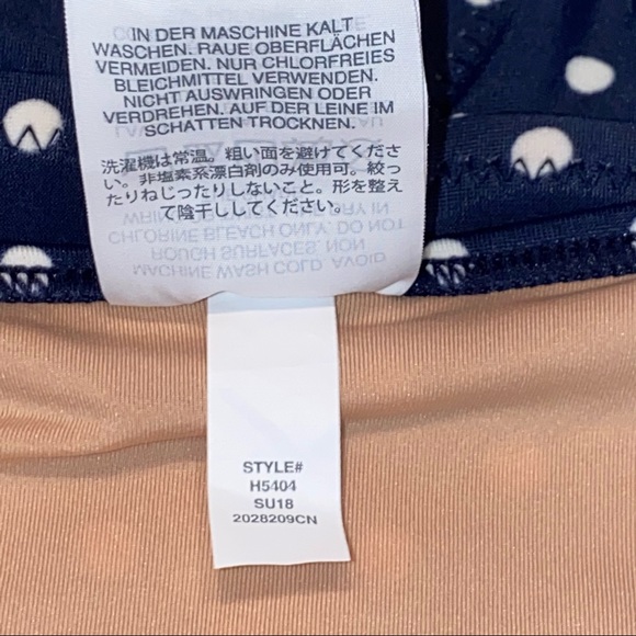 J. Crew Blue & White Polka Dot Scallop Swimsuit - Picture 9 of 10